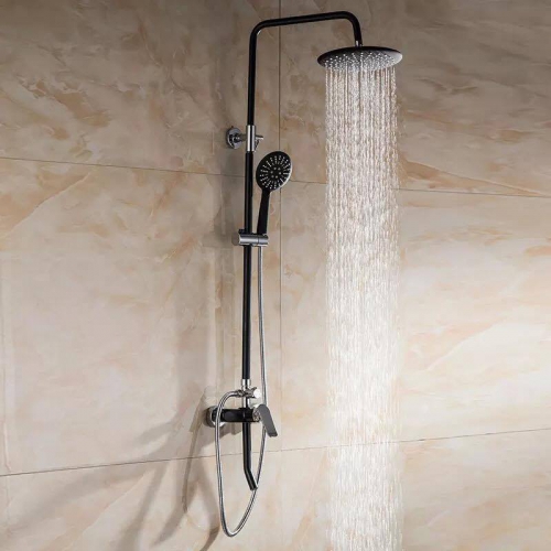 Bộ vòi sen tắm cao cấp màu Đen VS003